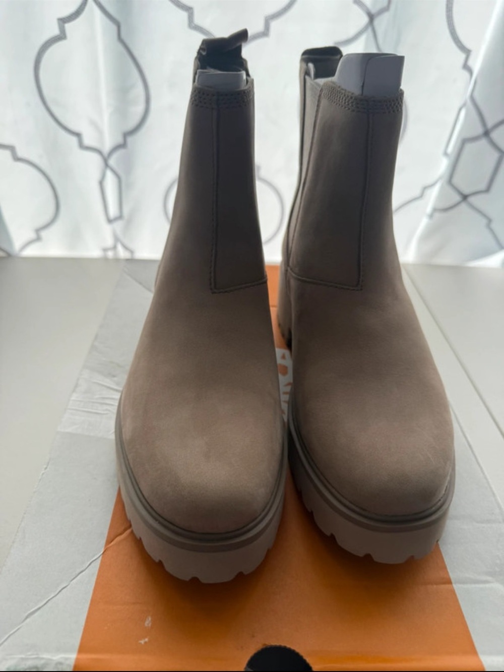 Timberland Women's Mushroom Chelsea Lug Booties